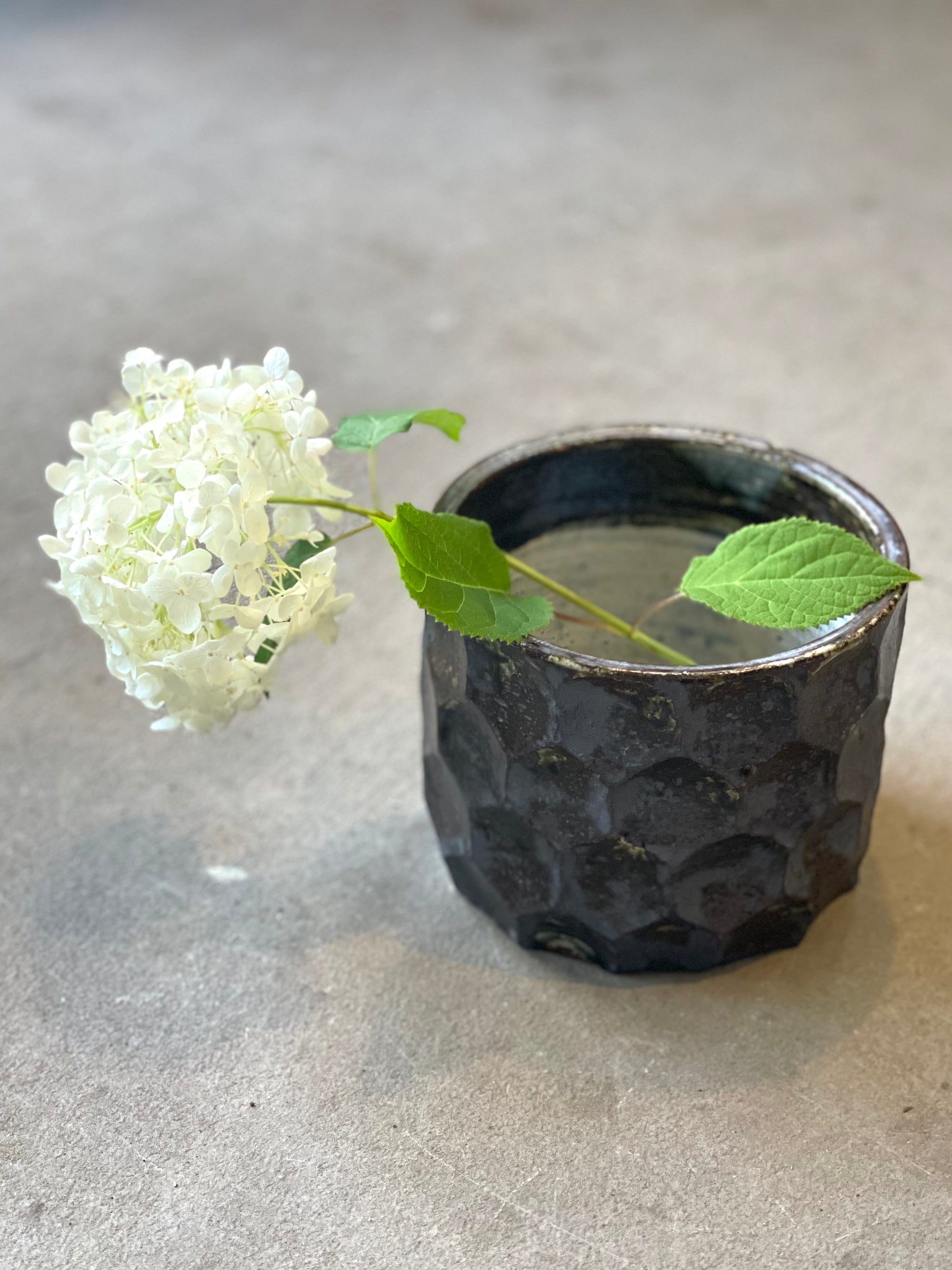 切り子筒鉢(大)