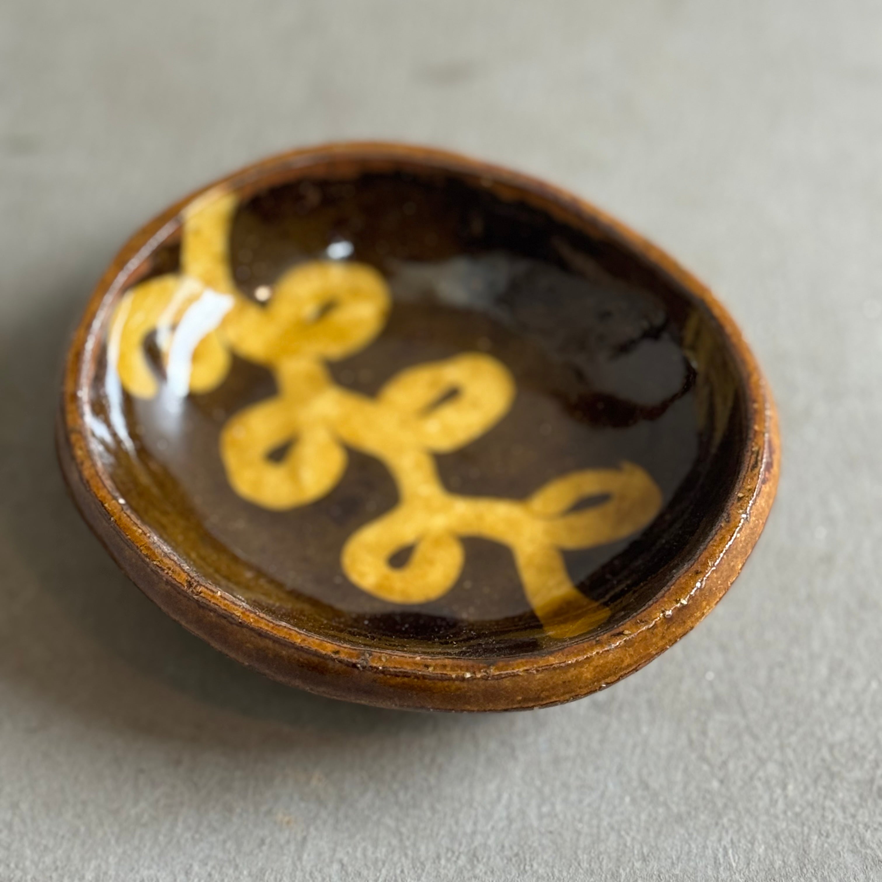 齊藤十郎/ スリップ小皿c