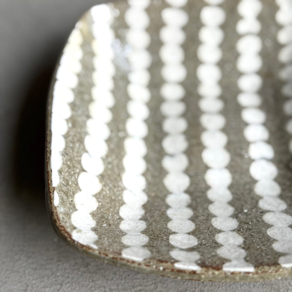 齊藤十郎/ 象嵌角鉢