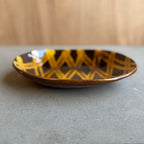 齊藤十郎/ スリップウェア カレー皿(楕円)