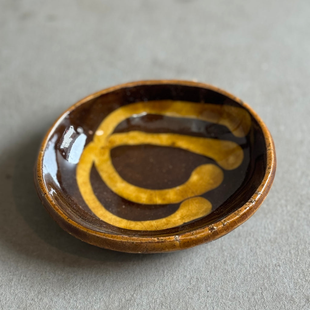 齊藤十郎/ スリップ小皿b