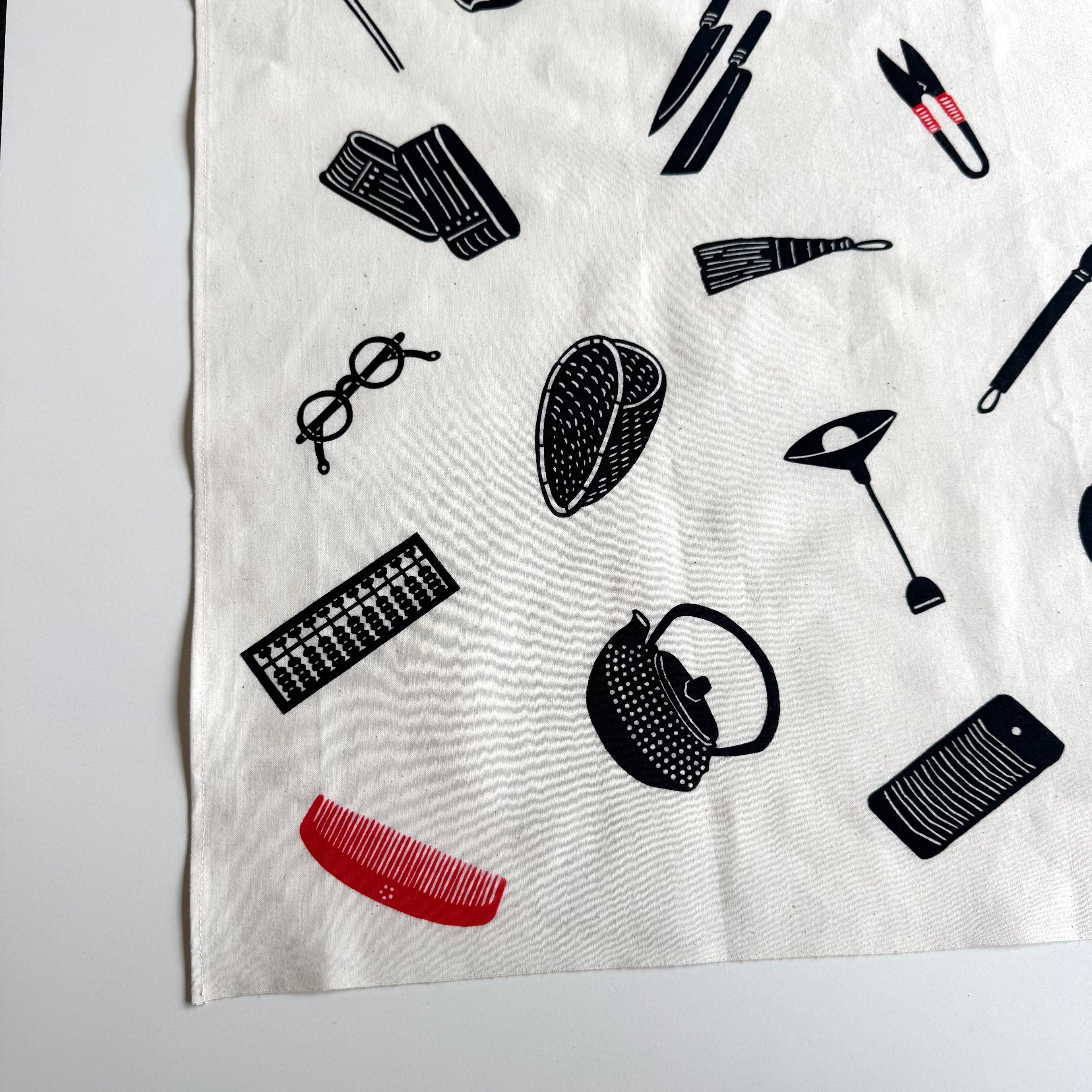 風呂敷 ( 道具.黒赤)