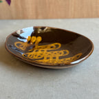 齊藤十郎/ スリップウェア カレー皿(楕円)