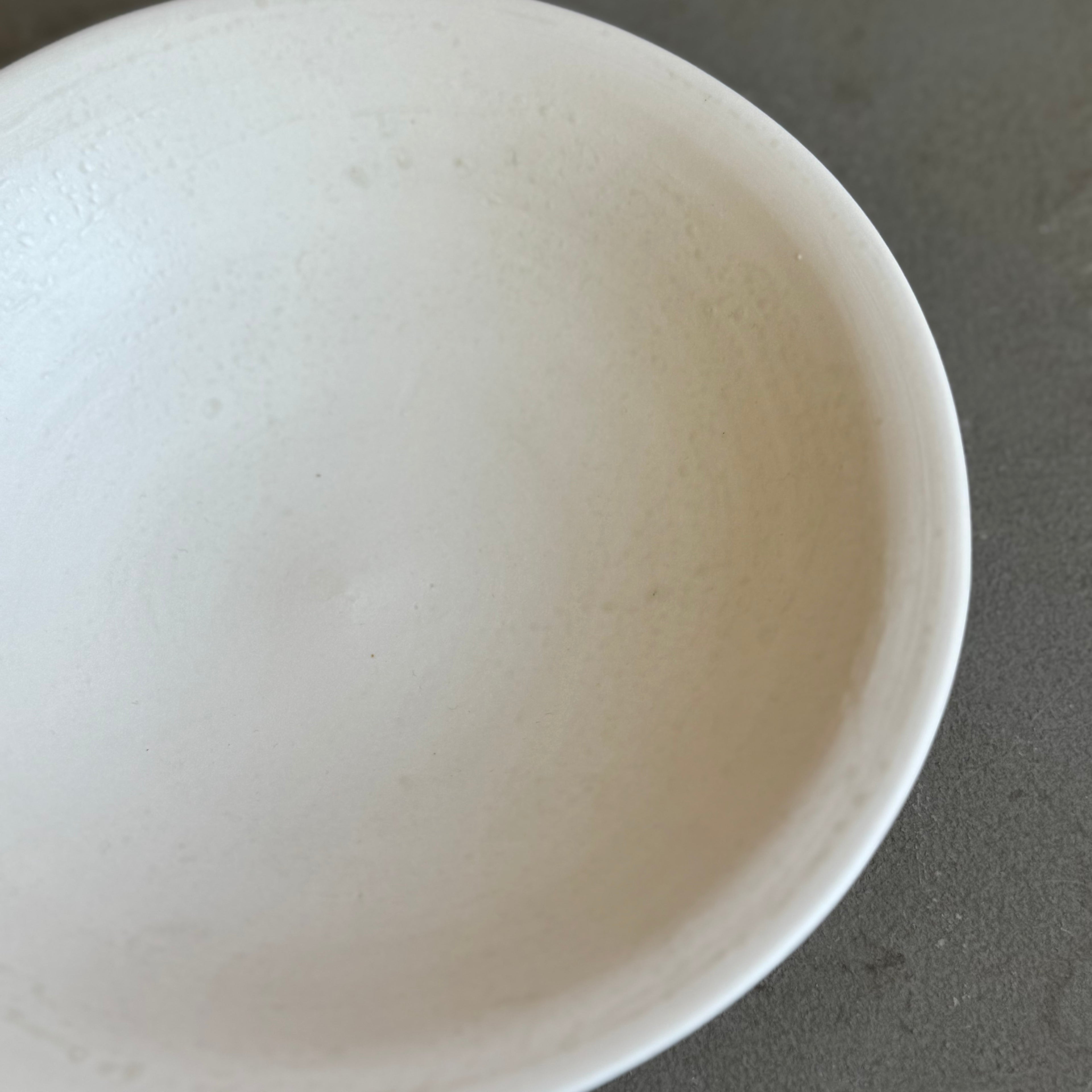 齋藤十郎 白磁７寸鉢