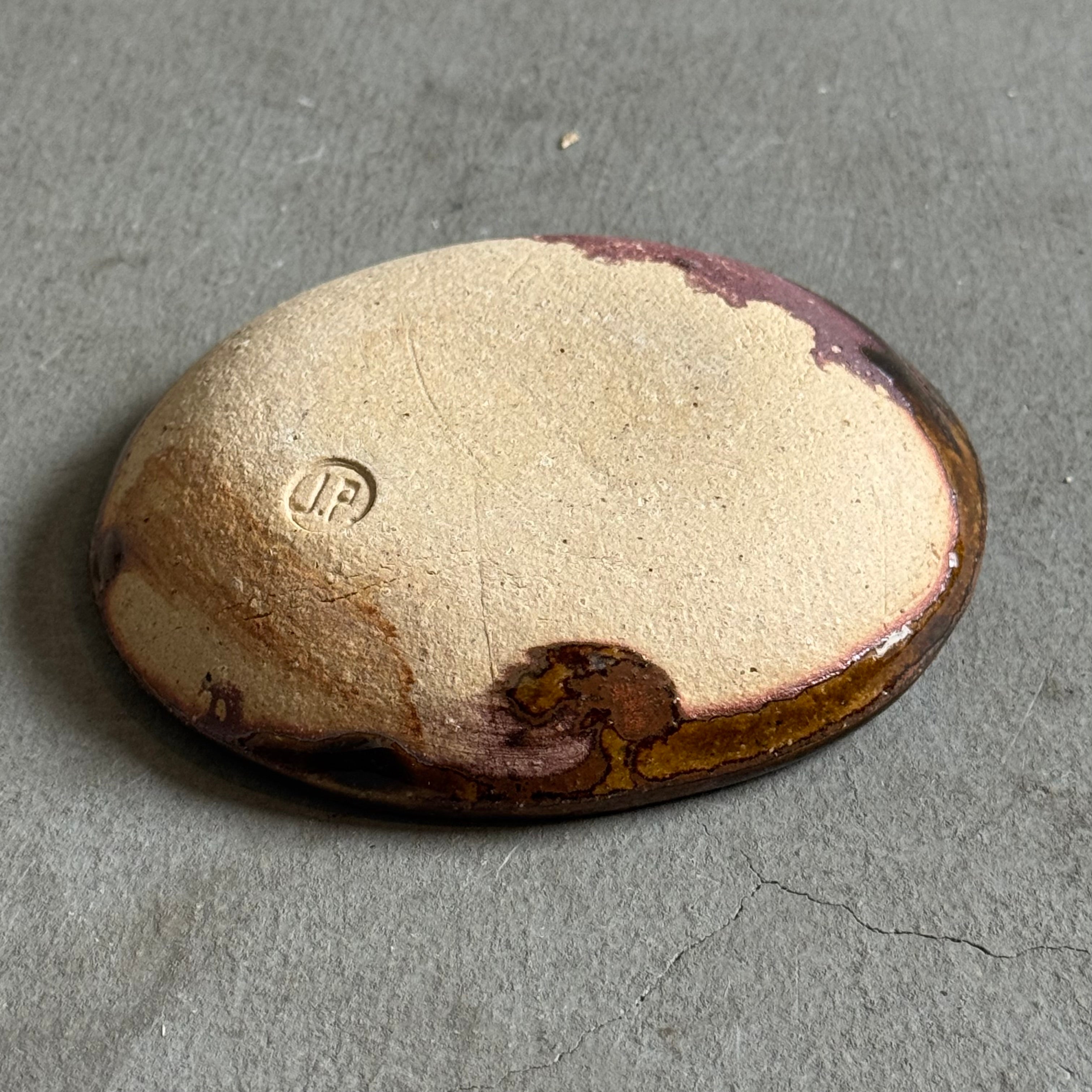 齊藤十郎/ スリップウェア小皿a