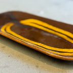 齊藤十郎/ スリップウェアさんま皿