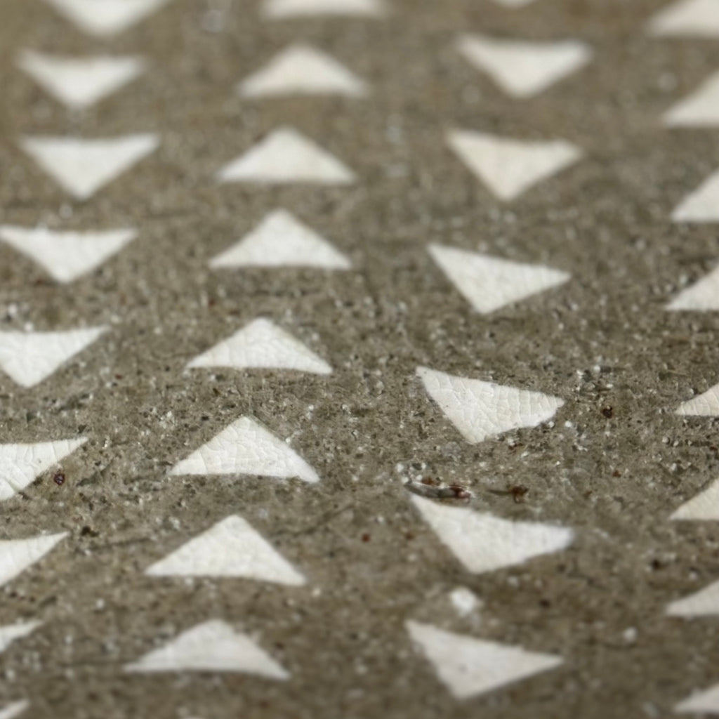 齊藤十郎/ 象嵌角カレー皿(サンカク)