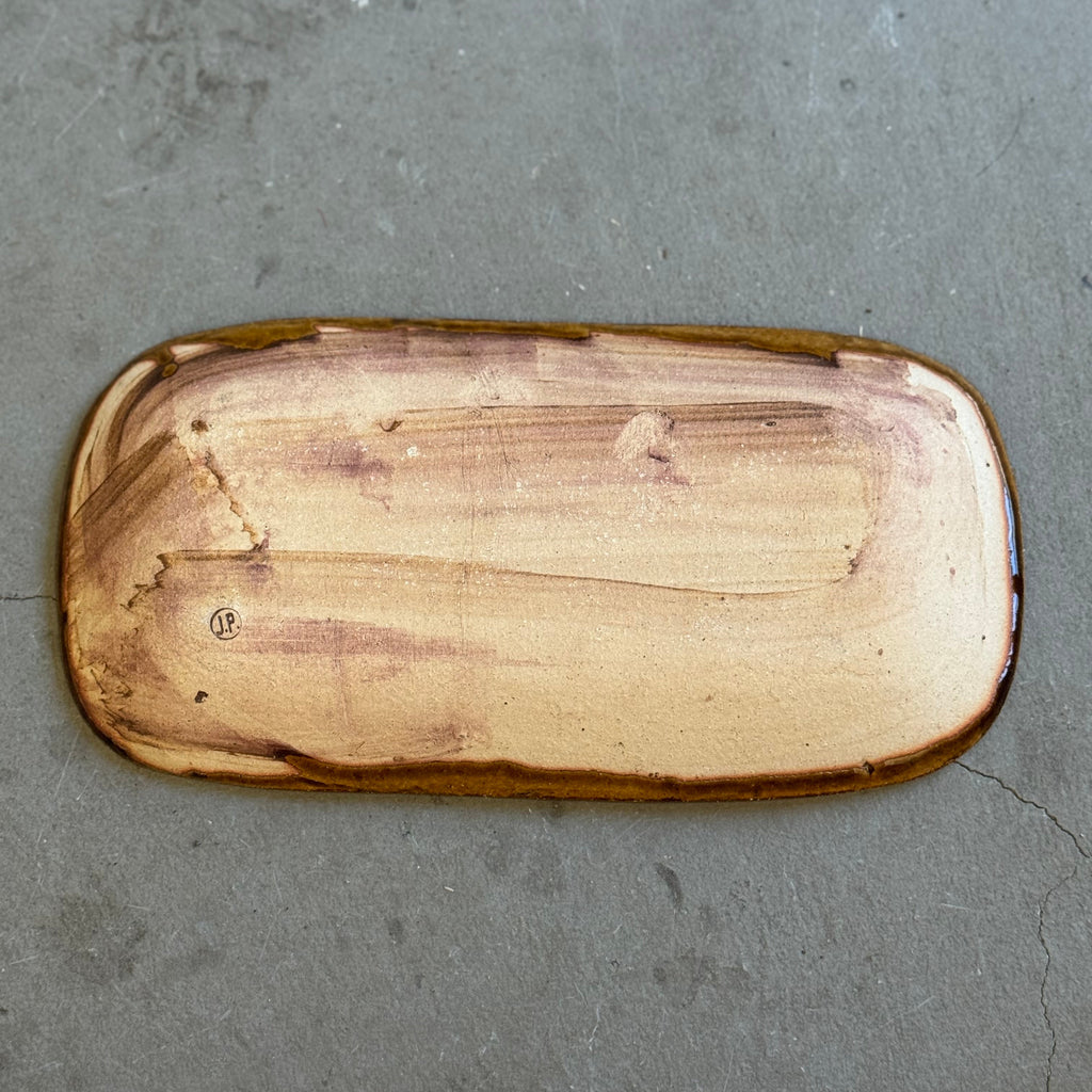 齊藤十郎/ スリップウェアさんま皿