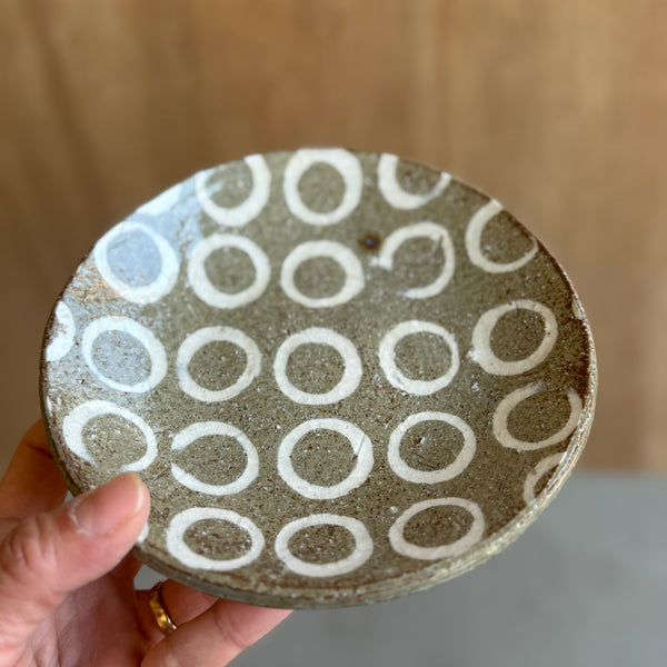 齊藤十郎/ 象嵌５寸皿