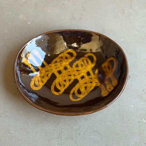 (齊藤十郎/ スリップウェア カレー皿(楕円)