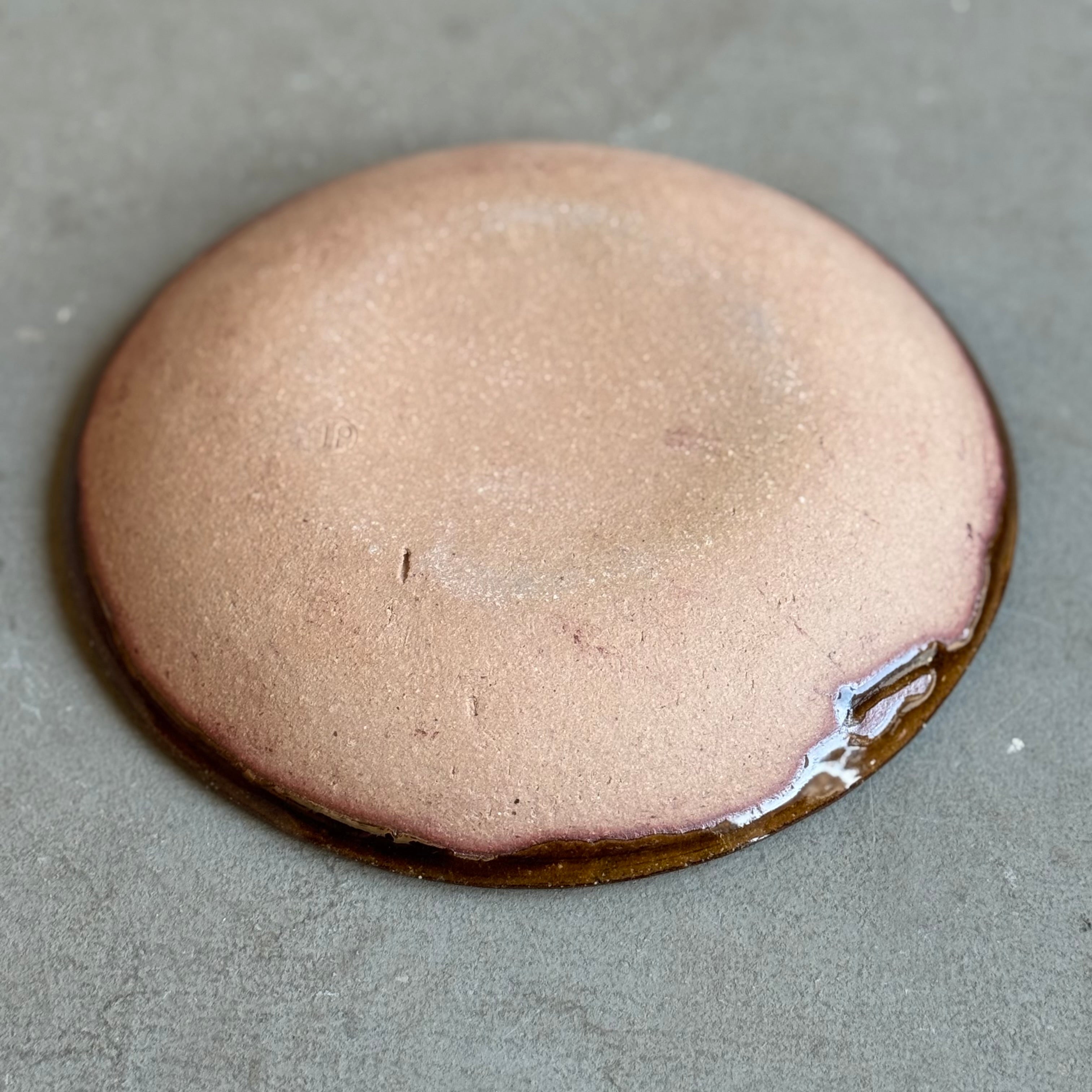 齊藤十郎/ スリップウェア ６寸皿(ナミ)