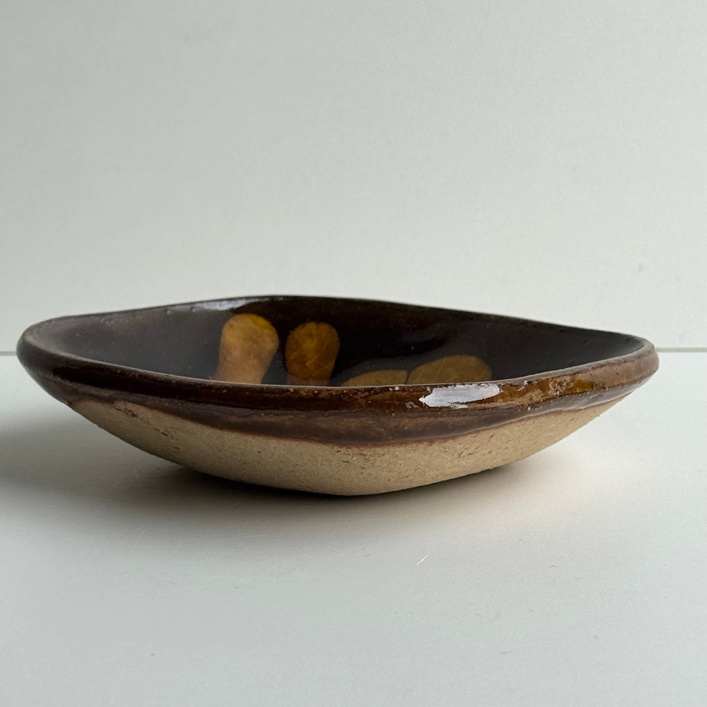 スリップ角皿(小)