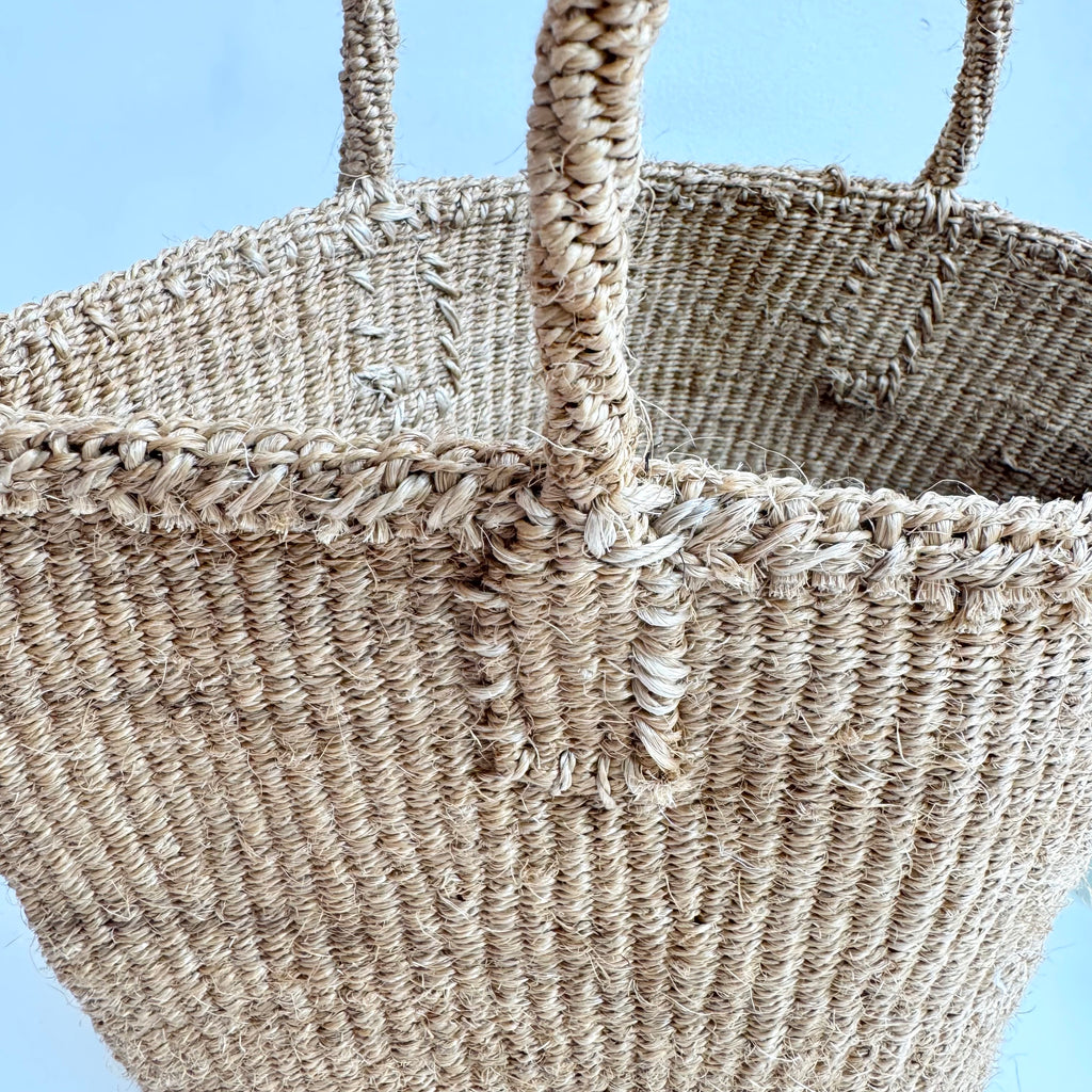 サイザルバッグ共手(ハンドル革付き)