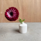 齋藤十郎 白磁一輪挿し①