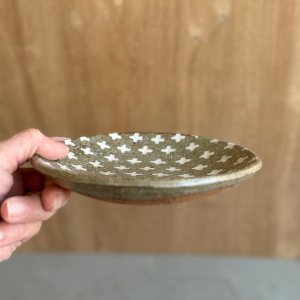 齊藤十郎/ 象嵌５寸皿