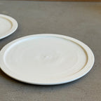 齋藤十郎 白磁リム５寸皿