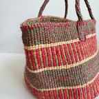 アップサイクルサイザルバック共手　1点もの