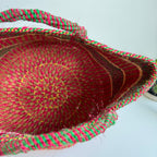 アップサイクルサイザルバック共手　1点もの