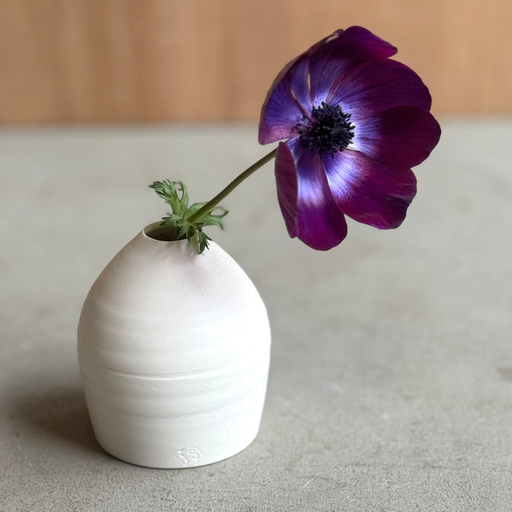 齋藤十郎 白磁一輪挿し③