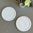 齋藤十郎 白磁リム4寸皿