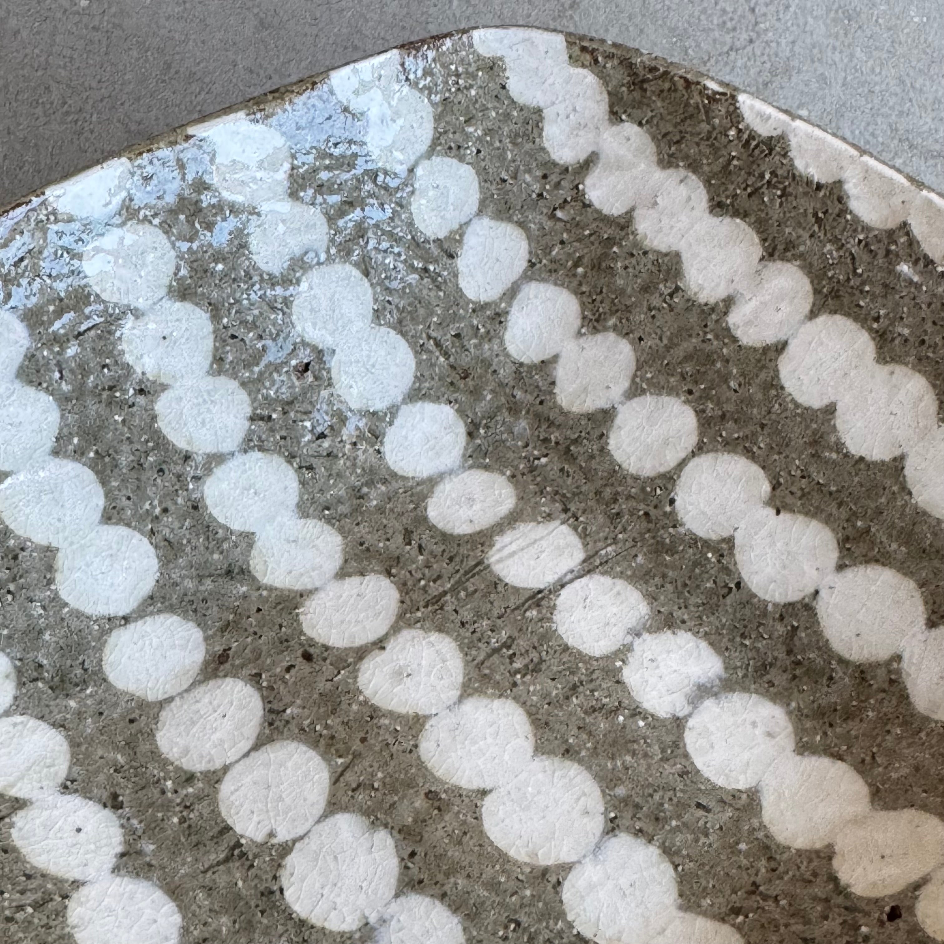 齊藤十郎/ 象嵌角鉢