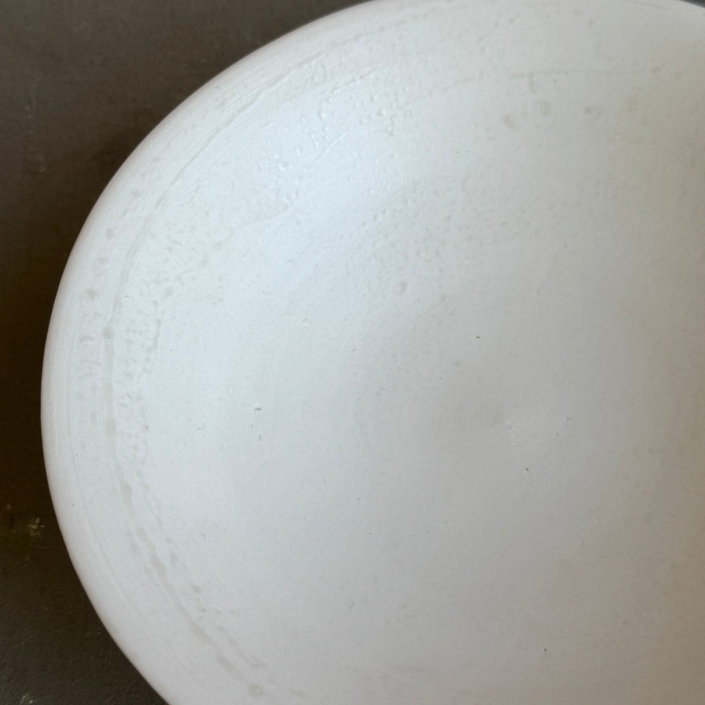 齋藤十郎 白磁７寸鉢