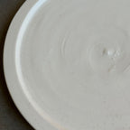 齋藤十郎 白磁リム５寸皿