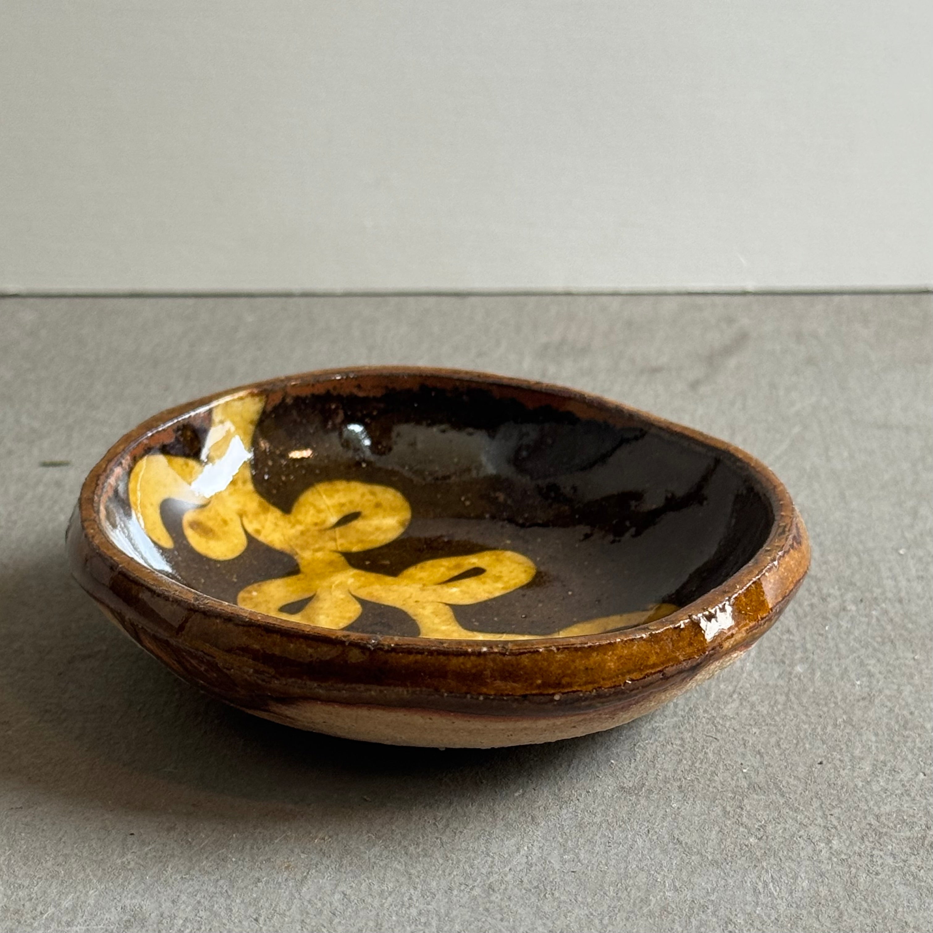 齊藤十郎/ スリップ小皿c