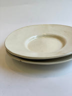 ７寸デルフト皿　(白土)