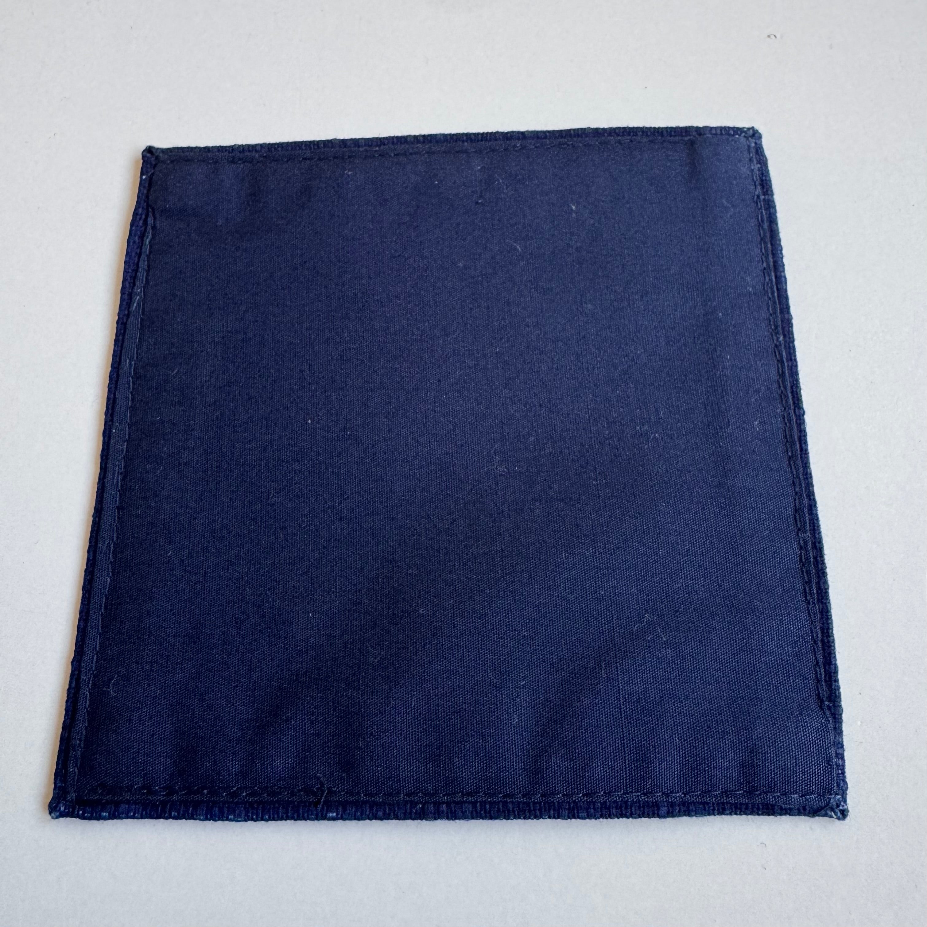 藍染コースター(ねぎ坊主)