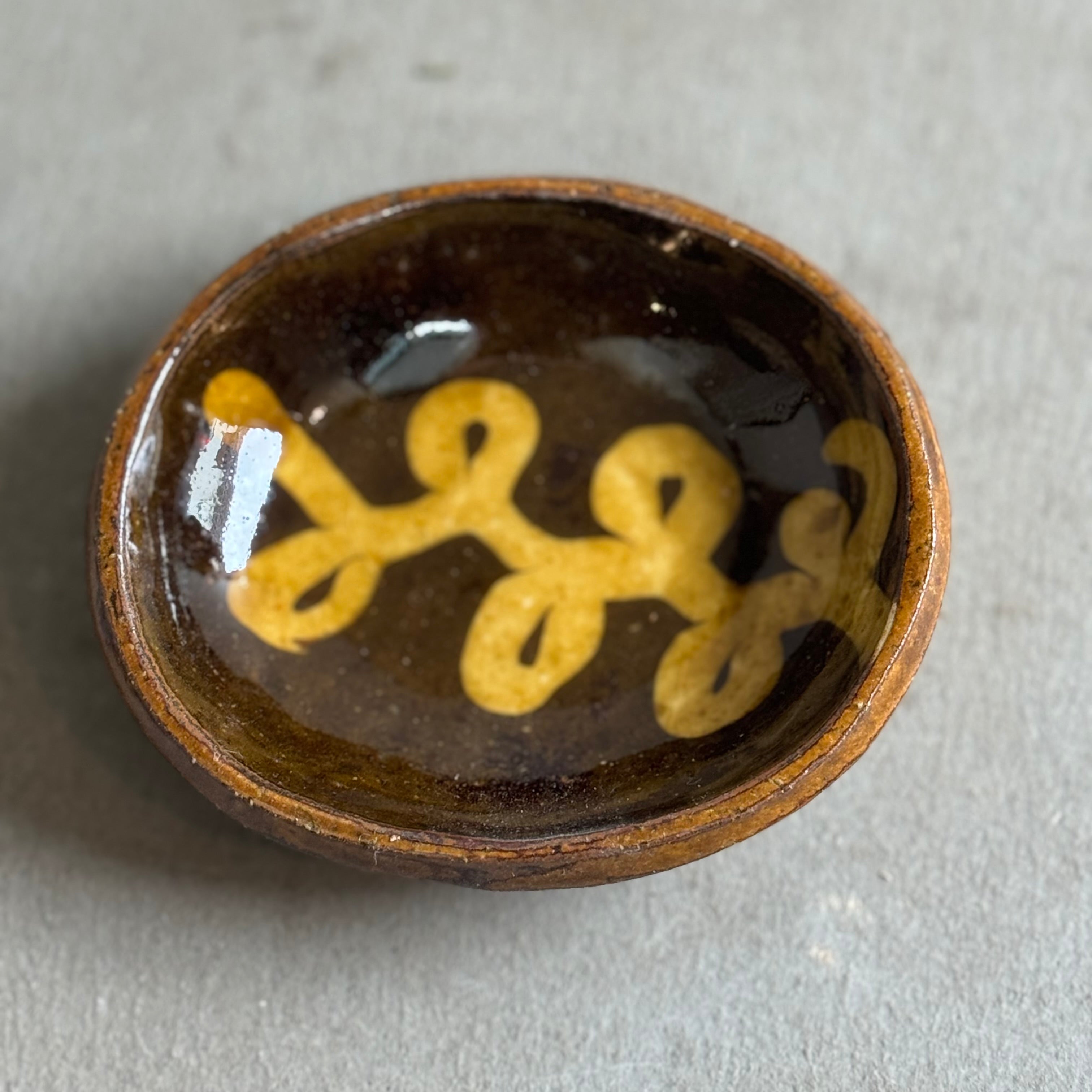 齊藤十郎/ スリップ小皿c