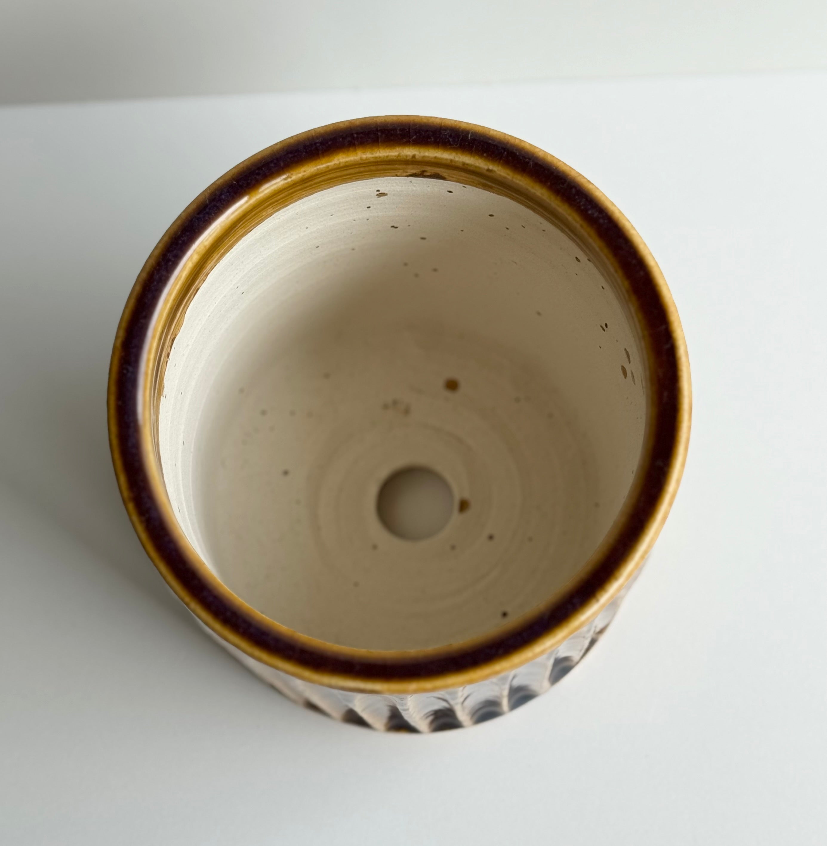 しのぎ鉢カバー(飴色)