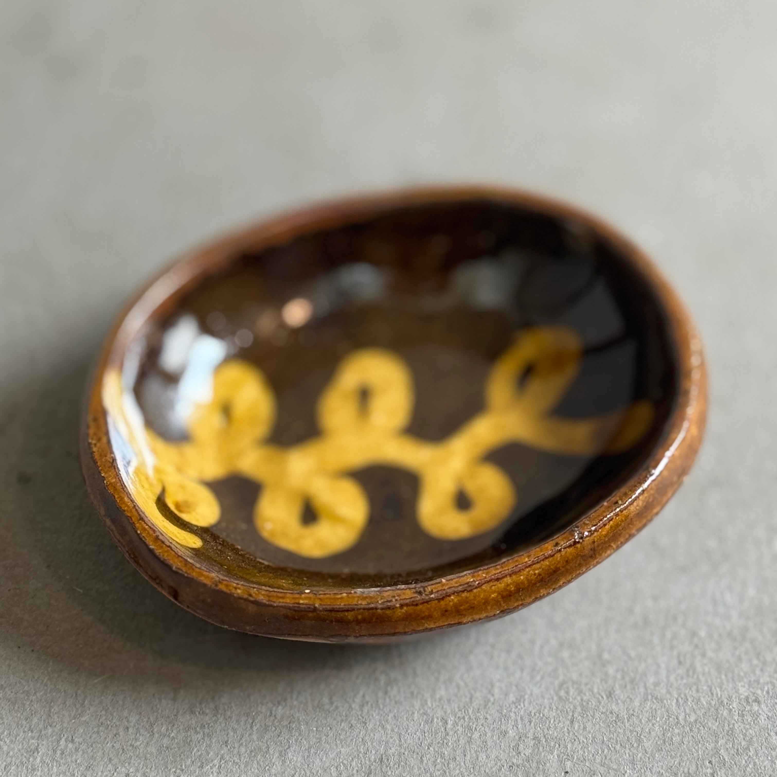 齊藤十郎/ スリップ小皿c