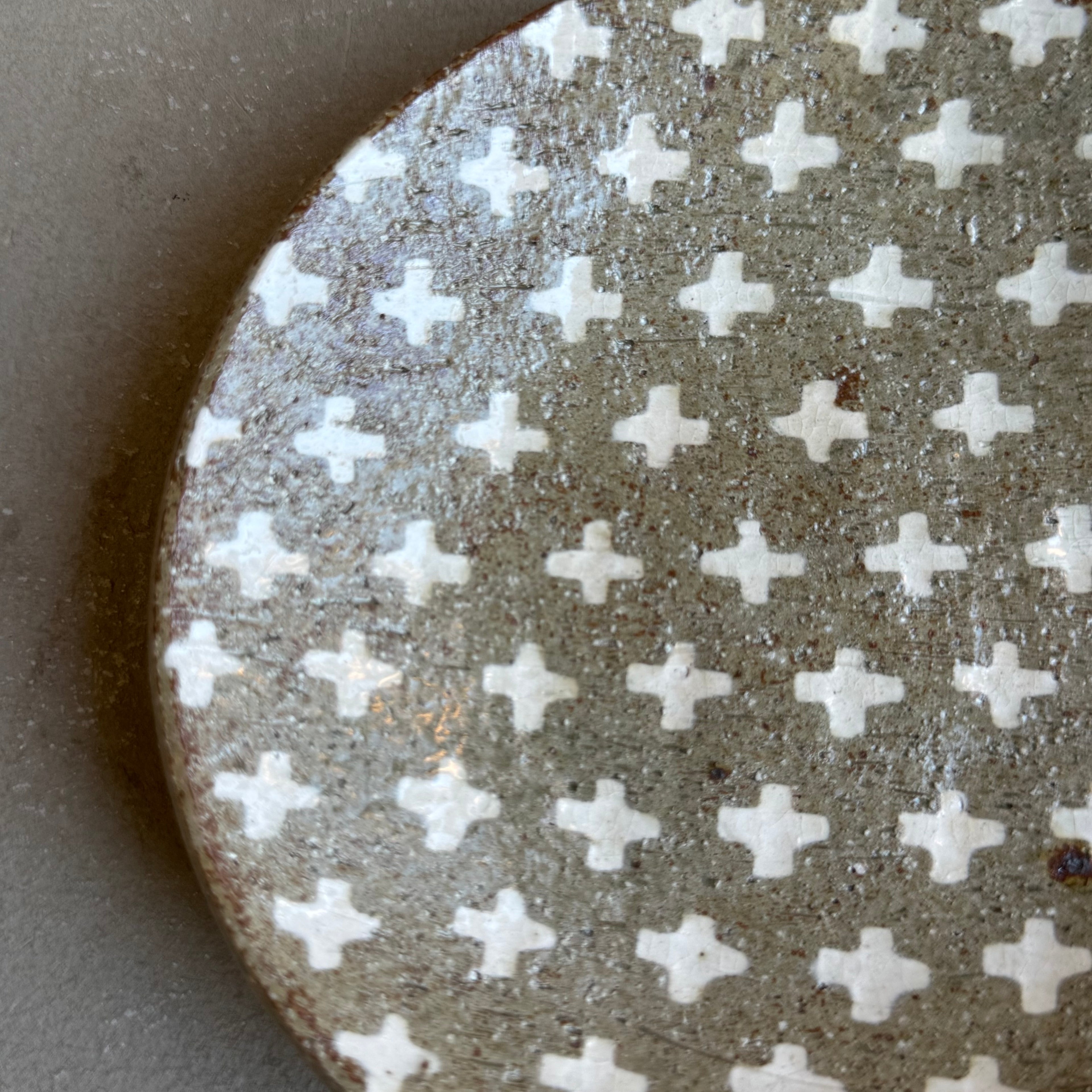 齊藤十郎/ 象嵌５寸皿