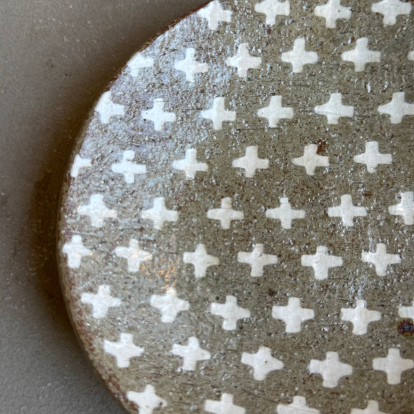 齊藤十郎/ 象嵌５寸皿