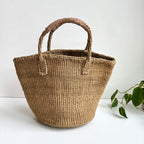 サイザルバッグ共手(ハンドル革付き)