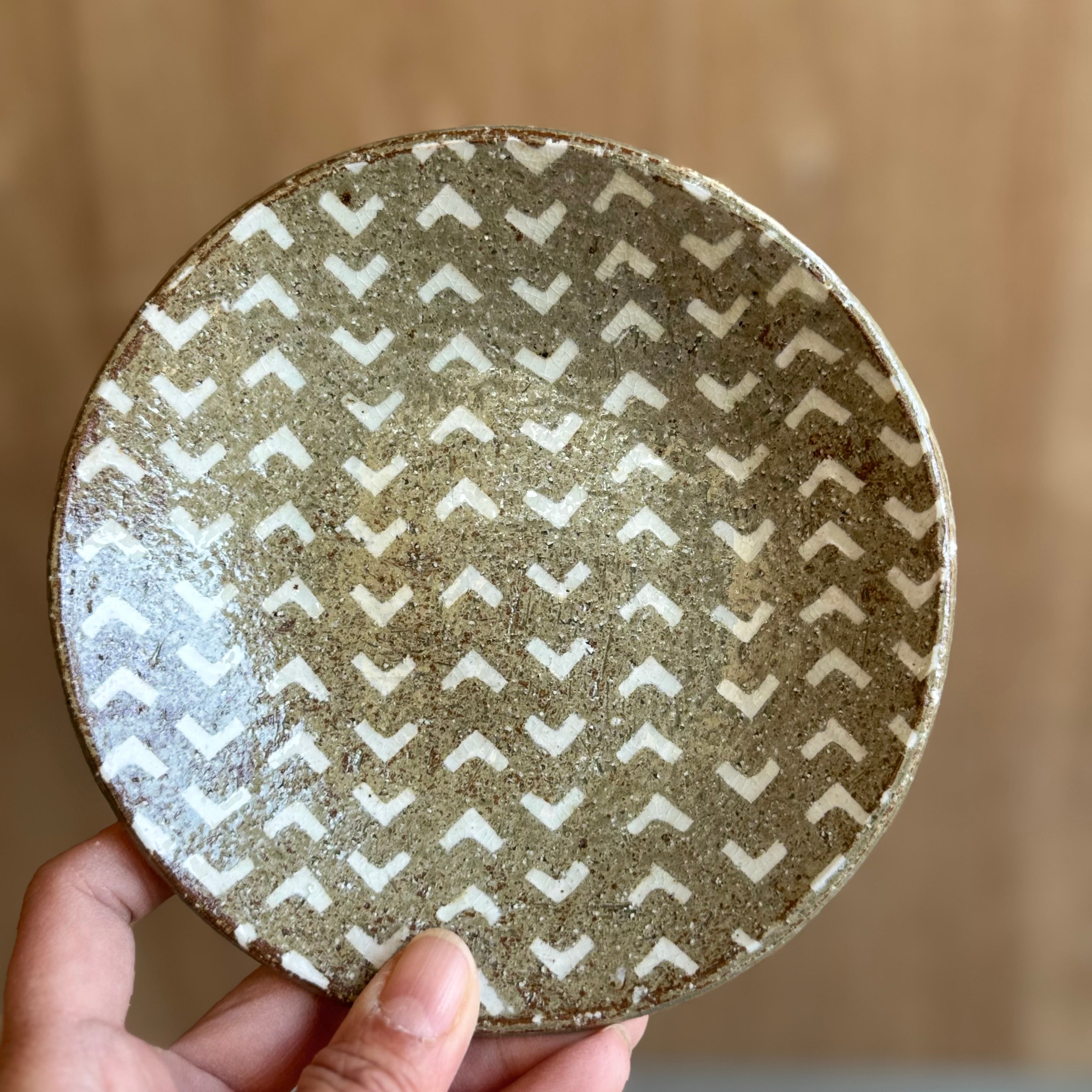 齊藤十郎/ 象嵌５寸皿