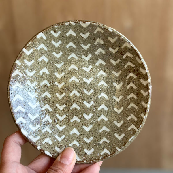 齊藤十郎/ 象嵌５寸皿