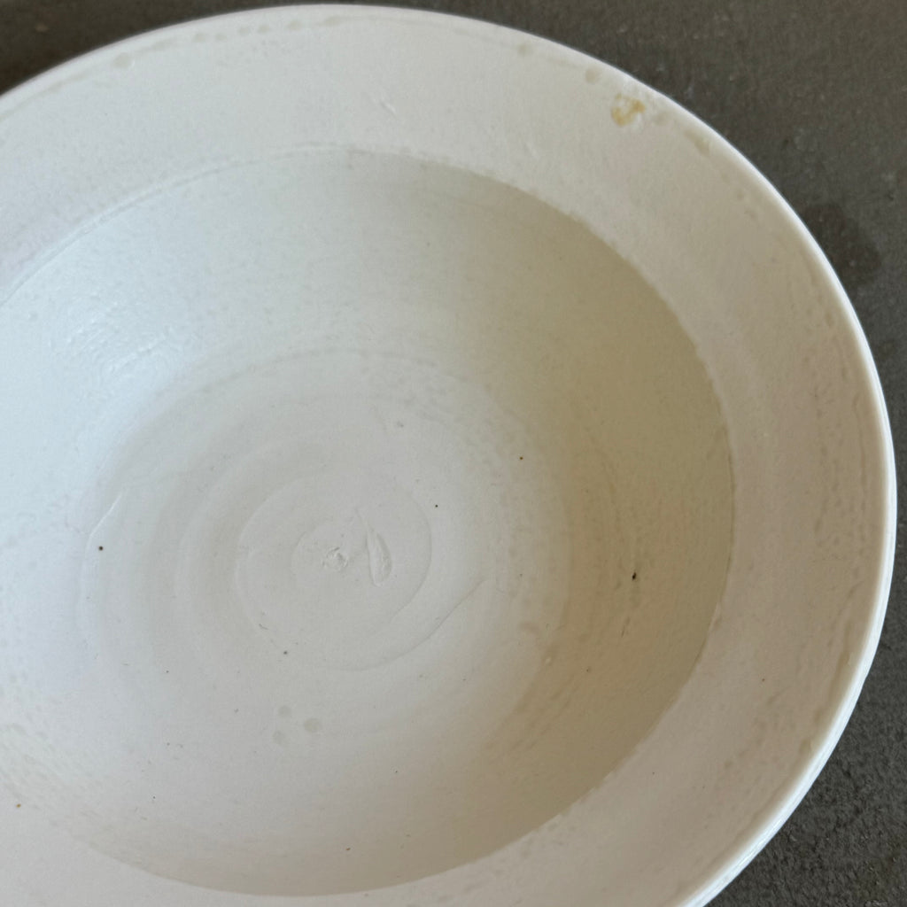齋藤十郎 白磁７寸リム鉢
