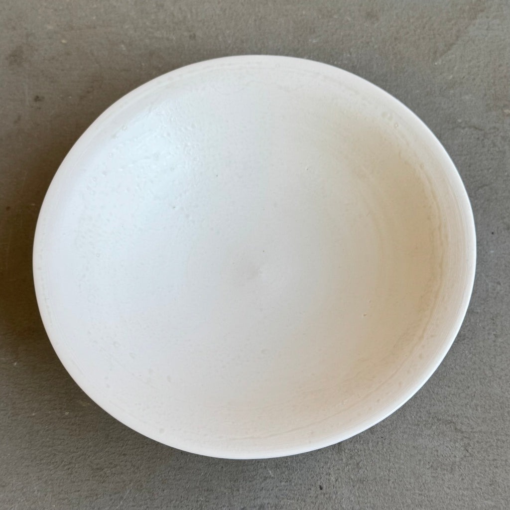 齋藤十郎 白磁７寸鉢