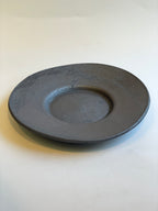 ７寸デルフト皿　鉄釉