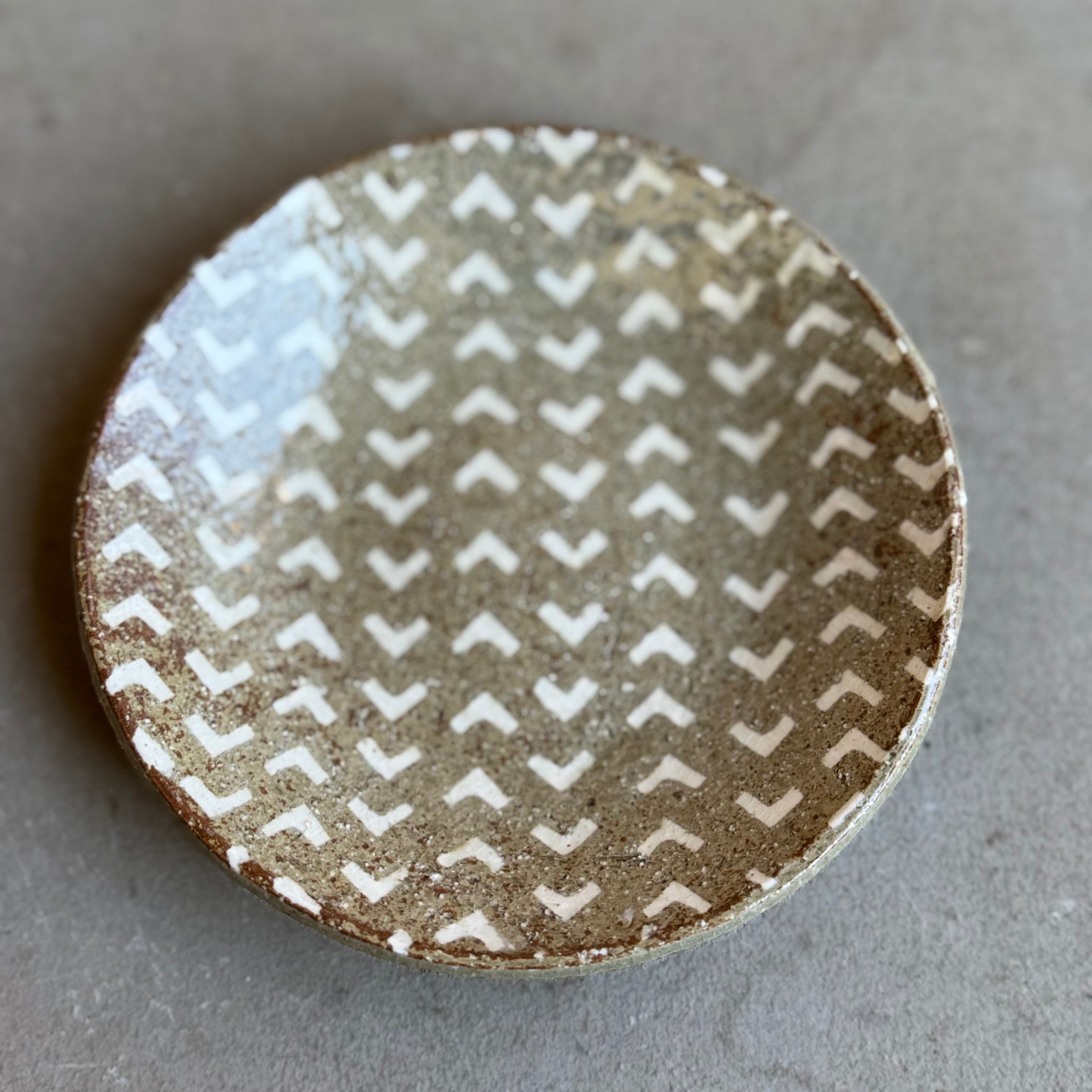 齊藤十郎/ 象嵌５寸皿