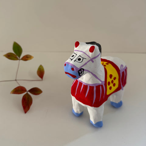 橋本広司民芸  干支張子  午(小)