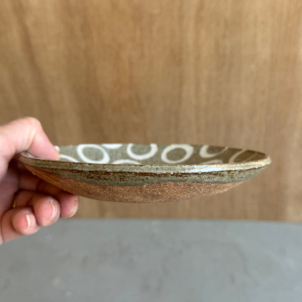 齊藤十郎/ 象嵌５寸皿