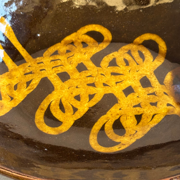 (齊藤十郎/ スリップウェア カレー皿(楕円)