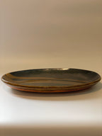 スリップウェア楕円皿
