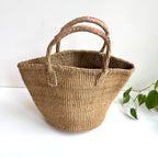 サイザルバッグ共手(ハンドル革付き)