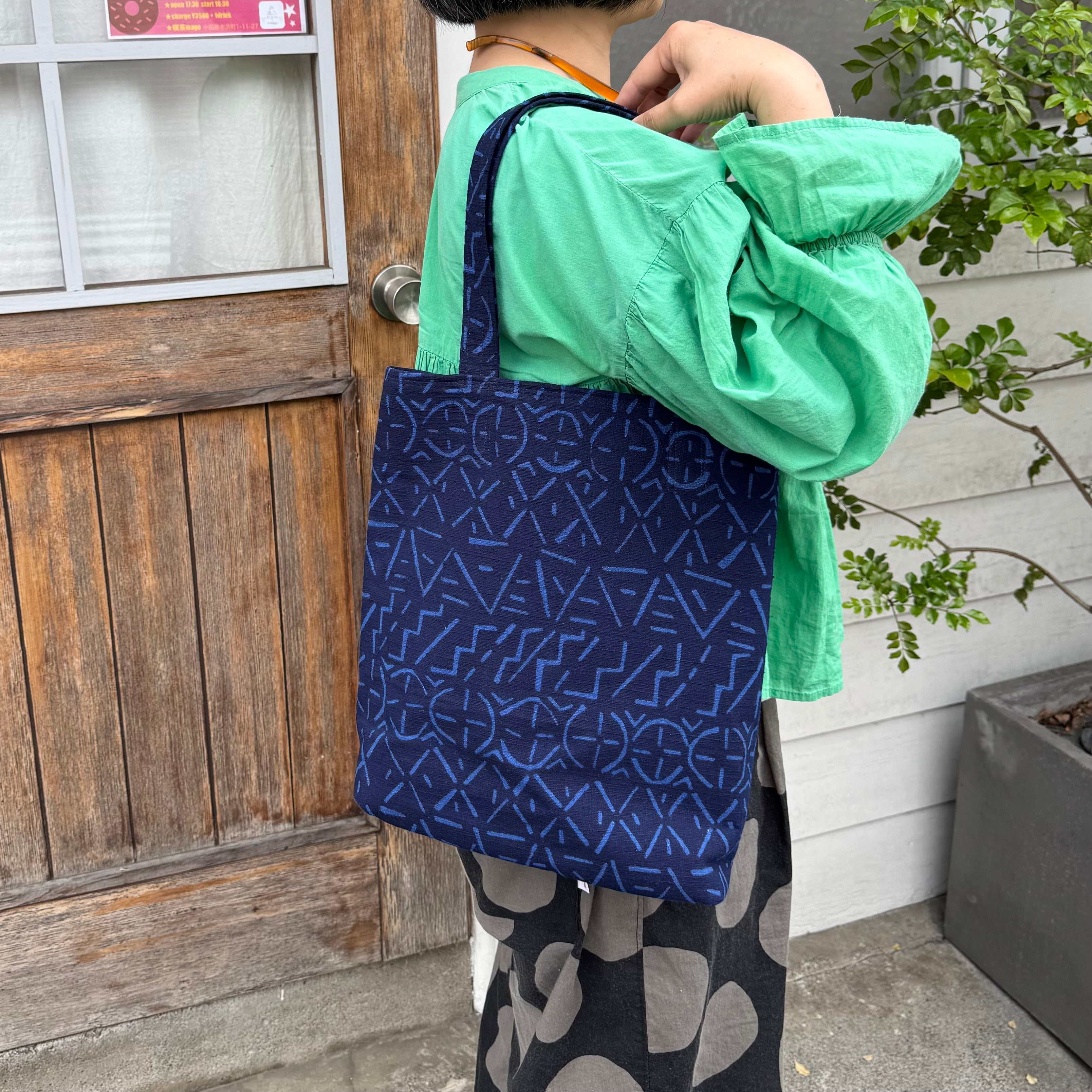 藍染めスケッチバッグ