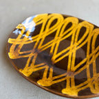 齊藤十郎/ スリップウェア カレー皿(楕円)