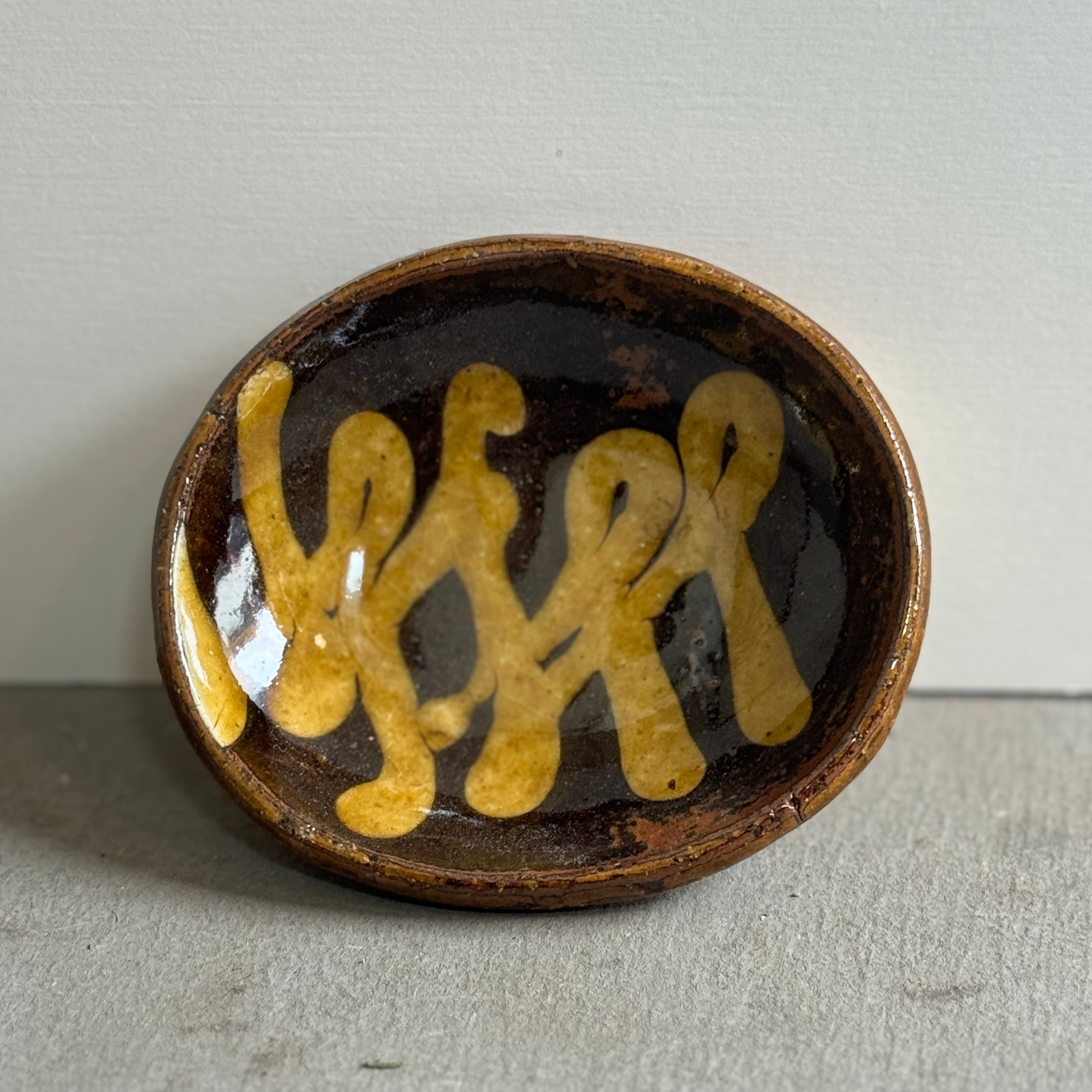 齊藤十郎/ スリップ小皿d